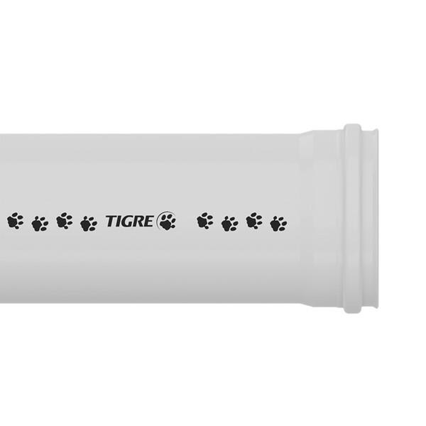 Tubo PVC para Esgoto 100mm 6Metros -Tigre