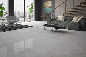 Porcelanato Atlanta Cinza 90x90 Polido - Incesa