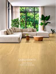 Piso 84X84 Acetinado Light Wood - Ceral