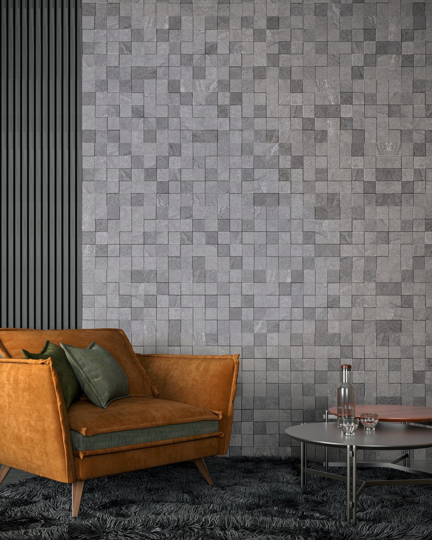 Revestimento Square Gray 39x75 Ac Retificado - Incopisos