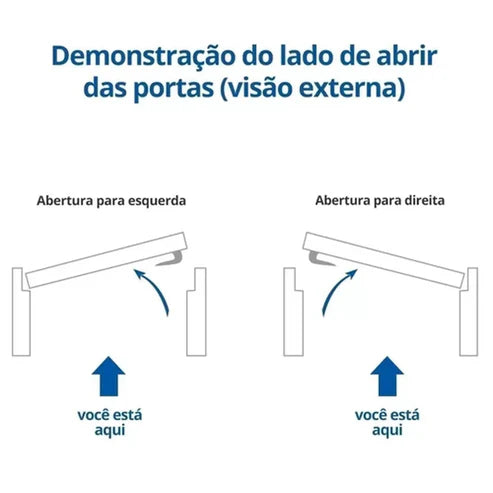 Kit Porta Madeira Lisa 215x74 Esquerda Mogno Com Batente MDF Mgm