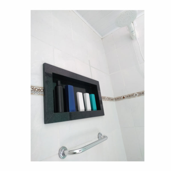 Nicho Granito Preto São Gabriel 60X40 Com Fundo - LA Comercio