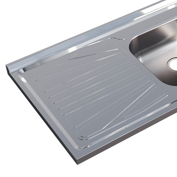 Pia Aço Inox 120X52 Concretada - Fabrinox
