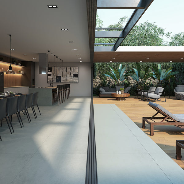 Porcelanato 60x120 Cemento Grigio Acetinado-Biancogres