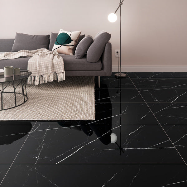 Porcelanato Royal Black Lux 60x120 Polido - Biancogres