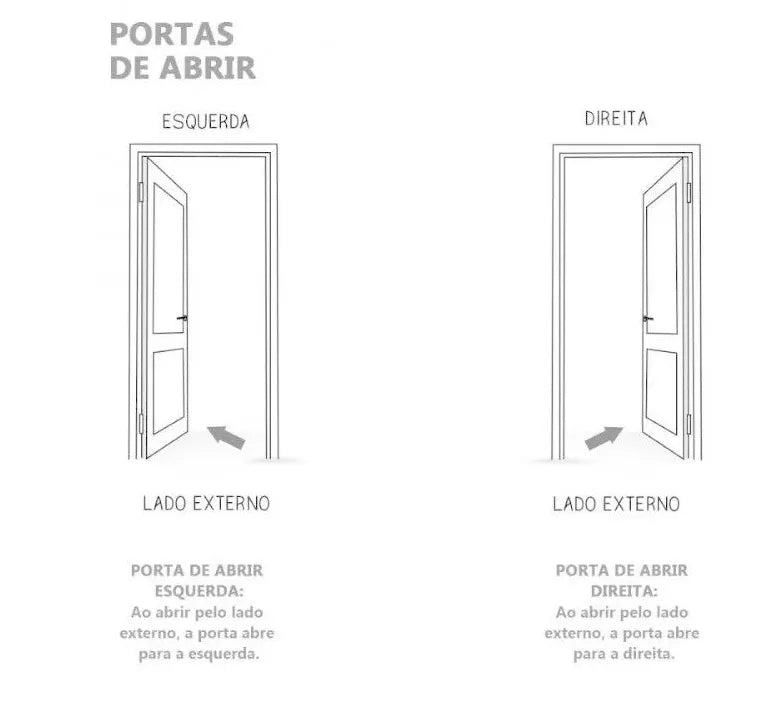Porta Alumino Postigo Veneziana com 1 Vidro 210x80 9840 Esquerda- Mugitec