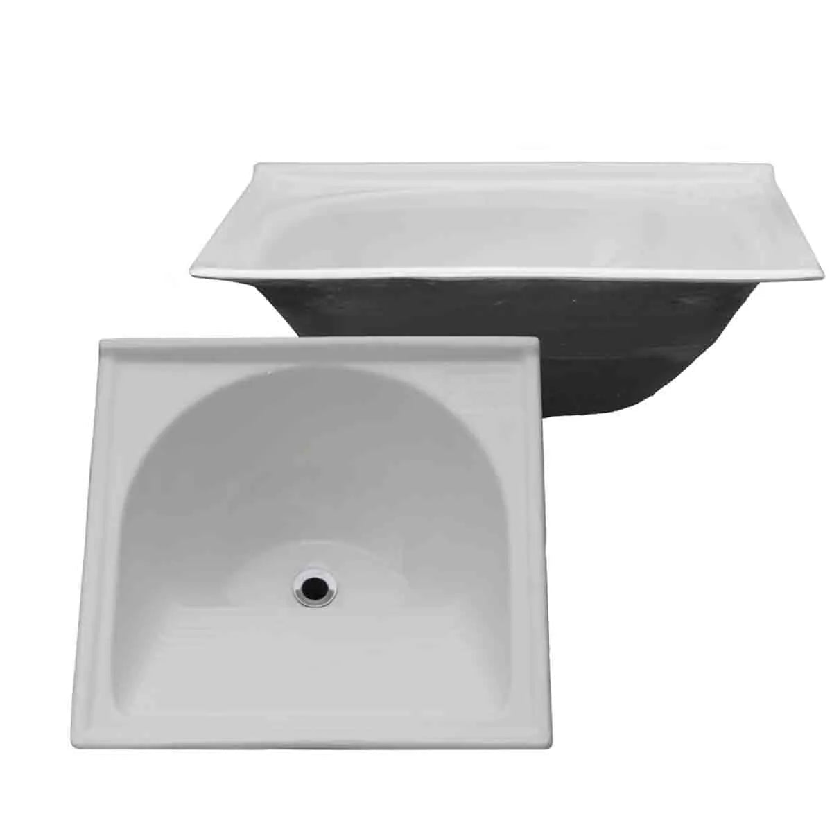 Tanque 60X60 Marmofibra Branco - Decoralita