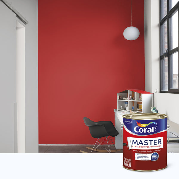 Tinta Master Branco 0,900L - Coral