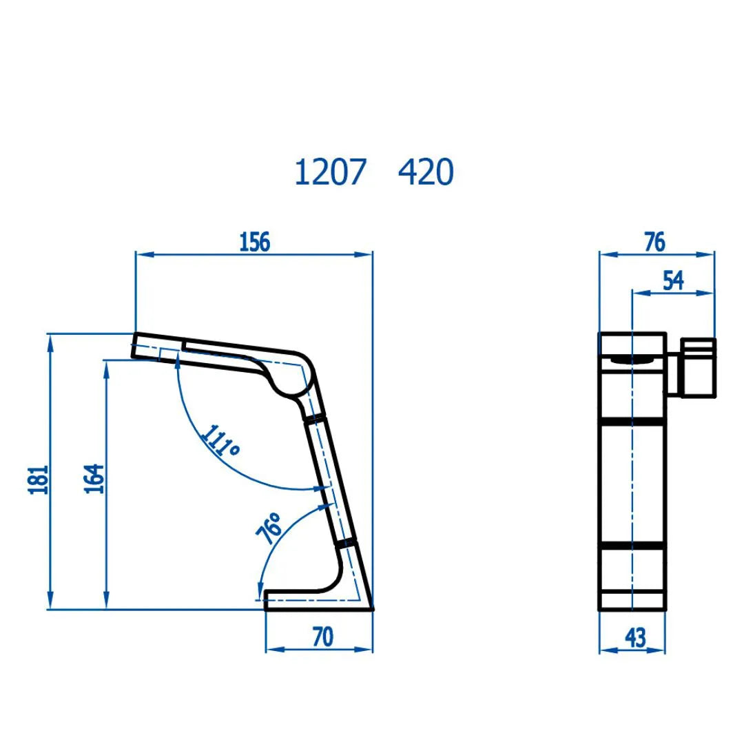 Torneira Para Lavatório 1207 C420 Mesa Bica Baixa - Fani