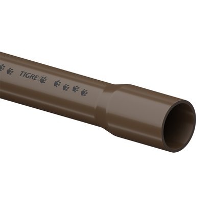 Tubo PVC Marrom Soldável 6m 20mm - Tigre