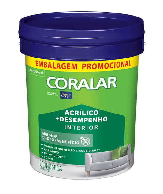 Tinta Coralar Desempenho Gelo 20LT - Coral