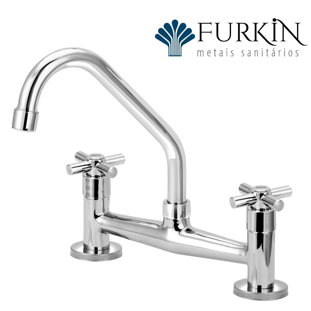 Misturador para Lavatorio 1876 C62 1/4 Volta - Furkin