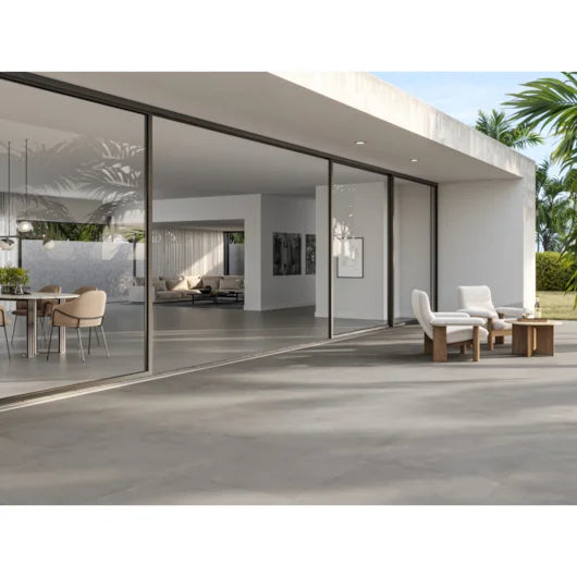 Porcelanato Habitar Cinza Cetim 80x80 Externo - Incesa