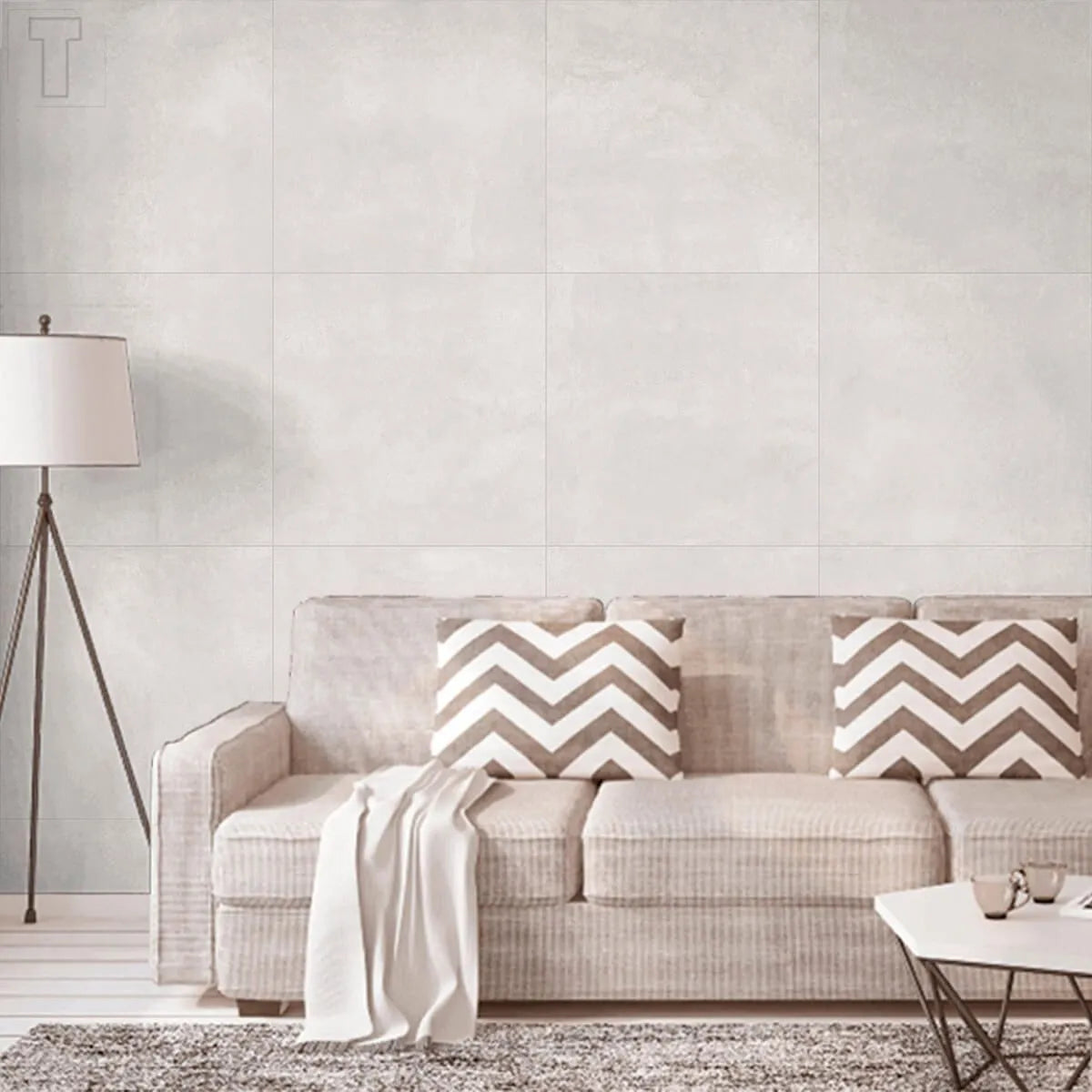 Porcelanato 90X90 Obelisco Off White Polido - Delta