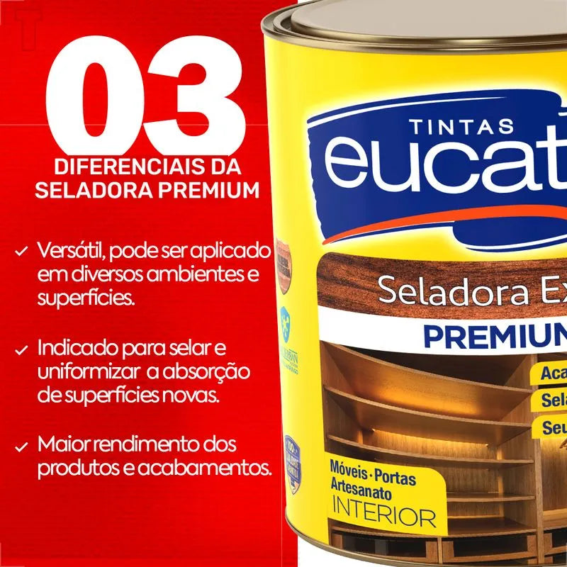 Selador De Madeira 900ML Extra - Eucatex