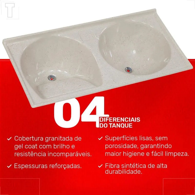 Tanque Fibra Sintética 124X62 N5 TR -  AJ Rorato