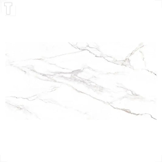 PORCELANATO 94X94 P94522 PIASTRA DI CARRARA LUX POLIDO - EMBRAMACO