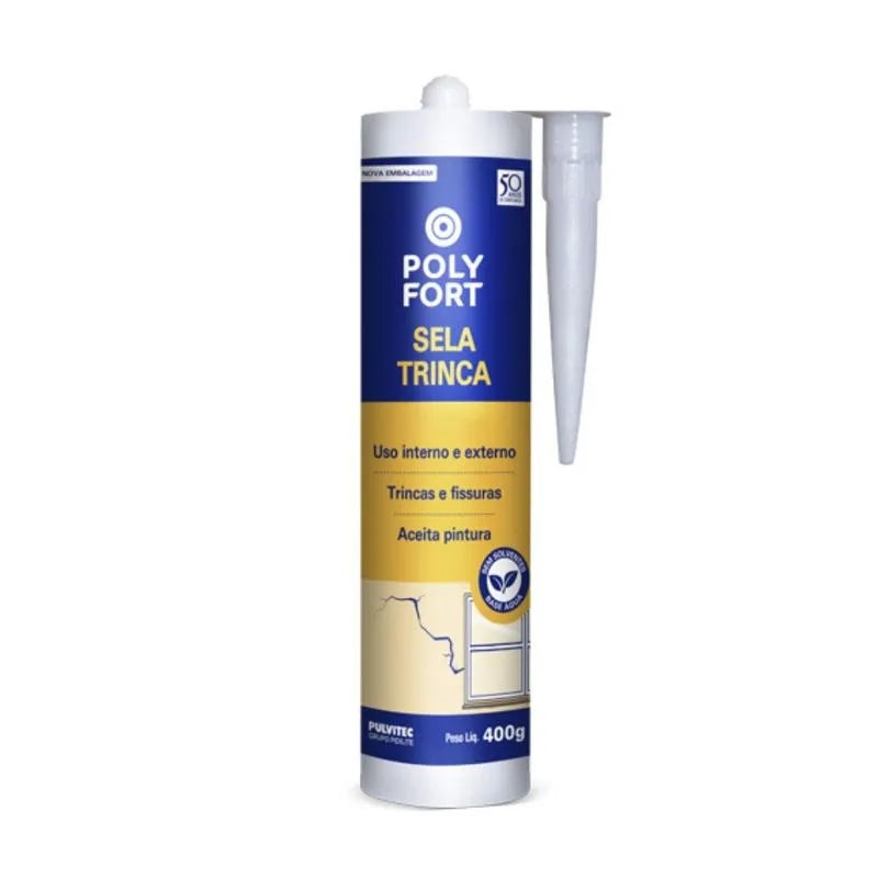 Adesivo Polyfort Sela Trinca 400g - Pulvitec