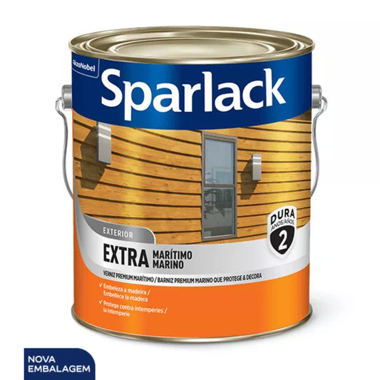 Verniz Extra Maritimo Brilhante Natural 3,6L - Sparlack