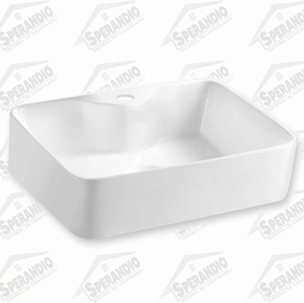 Cuba Apoio Retangular 49x38x13 Marselha Branca 0112 - Detalli
