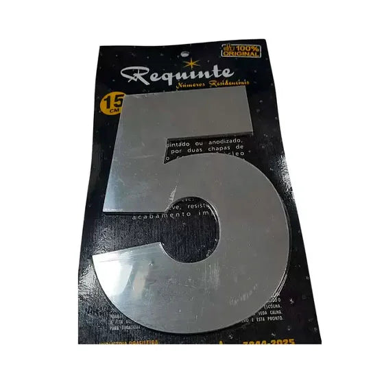 Algarismo número 5 15cm - Requinte