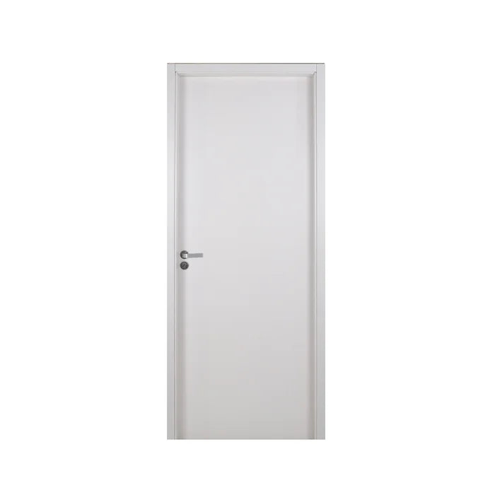 Porta Pronta 215x84 Direita Semi-Oca Batente Mdf Branco Com Alizar - Mgm