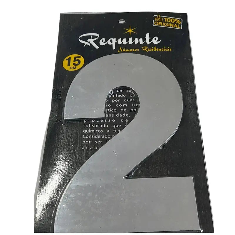 Algarismo número 2 15cm - Requinte