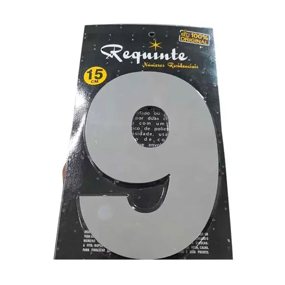 Algarismo número 9 15cm - Requinte
