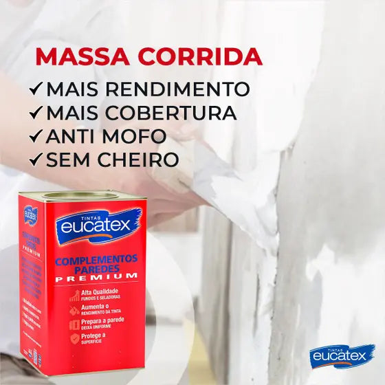 Massa Acrílica 25KG - Eucatex
