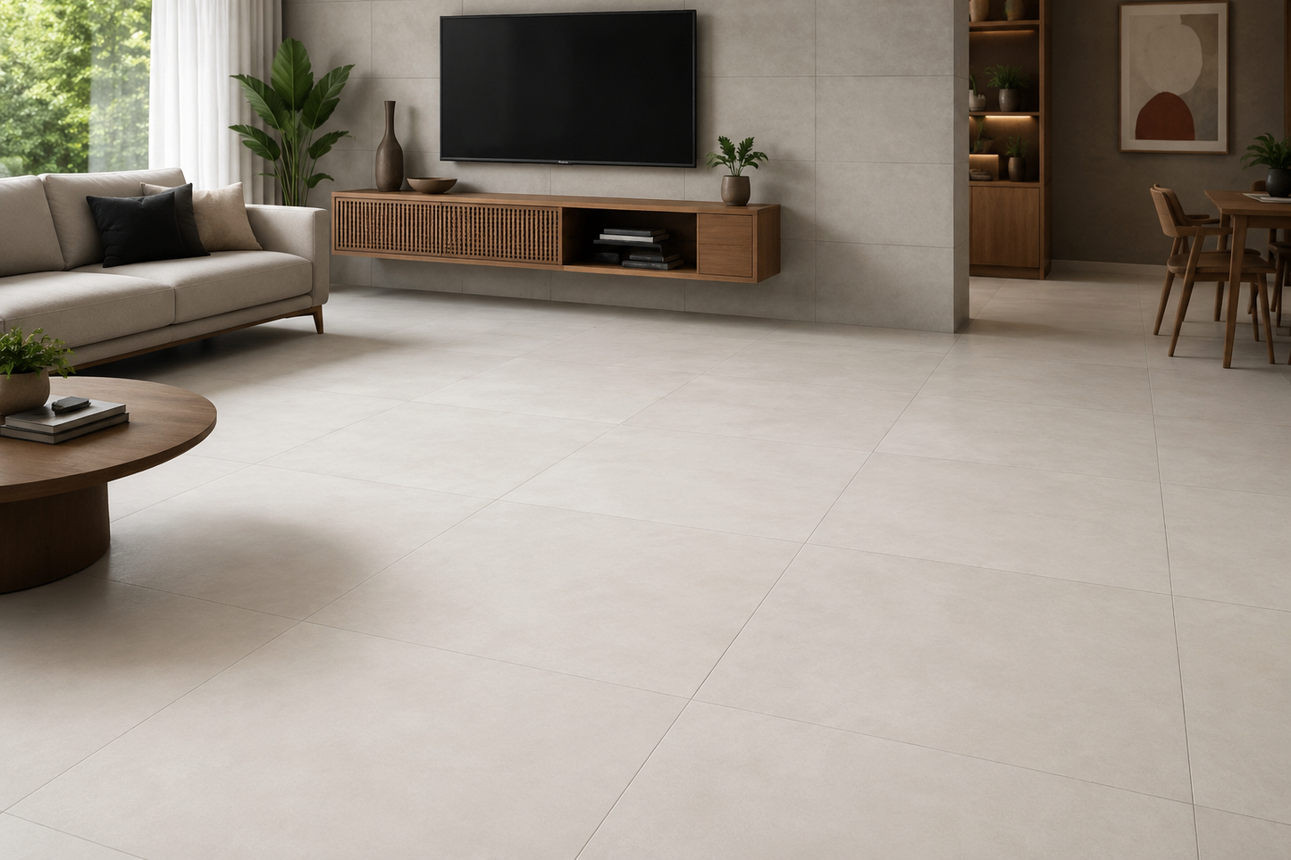 Piso 75X75 Monterrey Off White Liso Acetinado - Lume