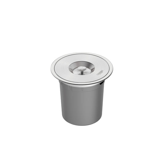 Lixeira de Embutir Clean Round Aço Inox c/ Balde Plástico 5L - Tramontina