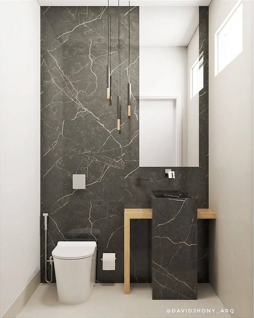 Porcelanato 61x120 Splendor Nero - Helena