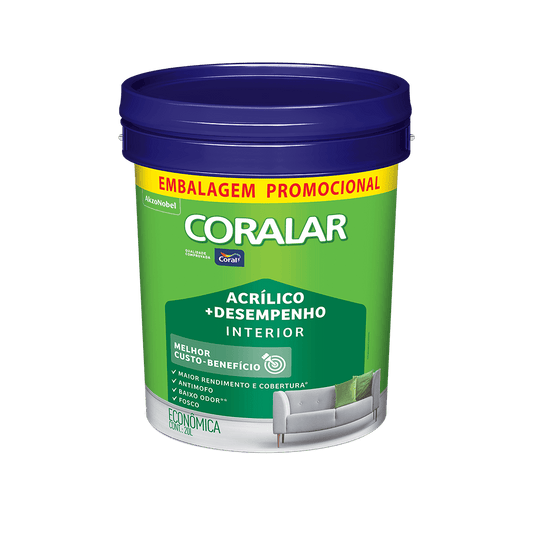 Tinta Coralar Desempenho Gelo 20LT - Coral