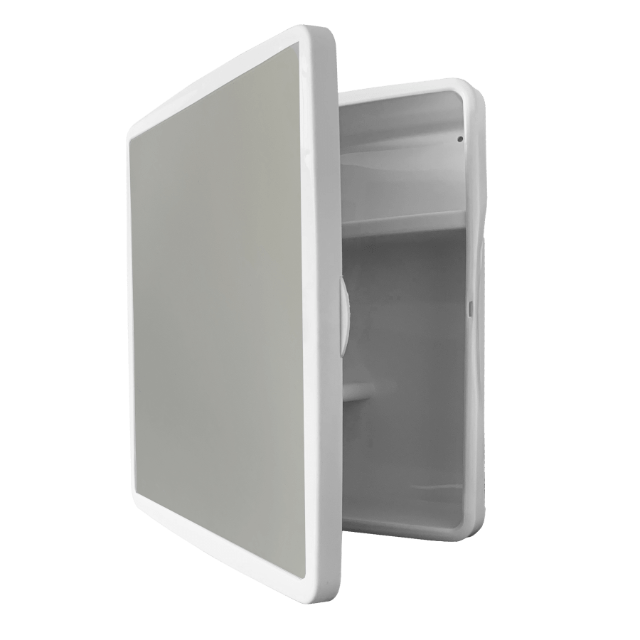 Armário Plastico para Banheiro Master Branco 35x32x9,5 - Cipla