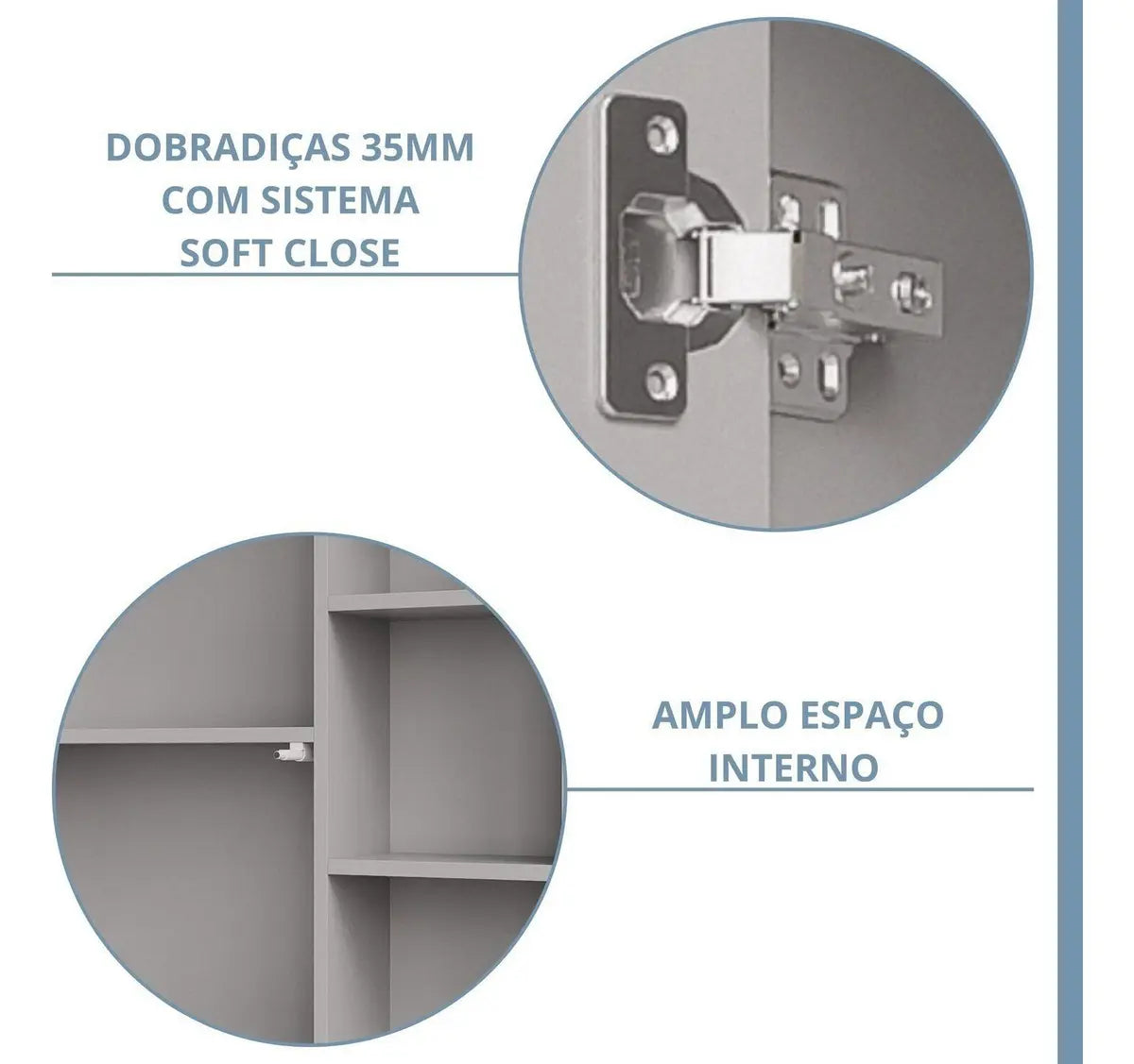 Espelheira Treviso 56 Platina - MGM