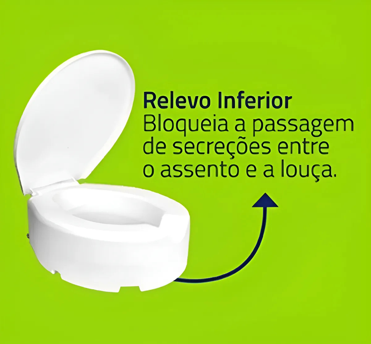 Assento Saniitário Elevado 13CM BR1 3336 Com Tampa - Cipla