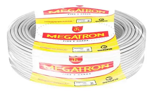 Cabo Flexível  Branco 1,5MM 100MT - Megatron