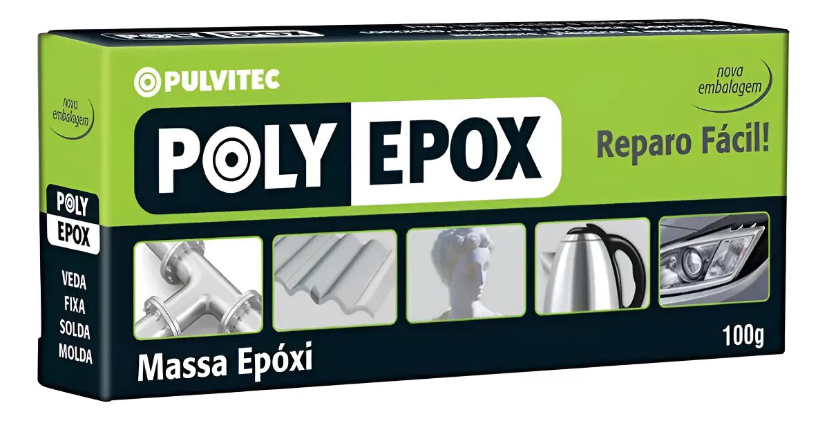 Adesivo 100 Grs Polyepox - Pulvitec