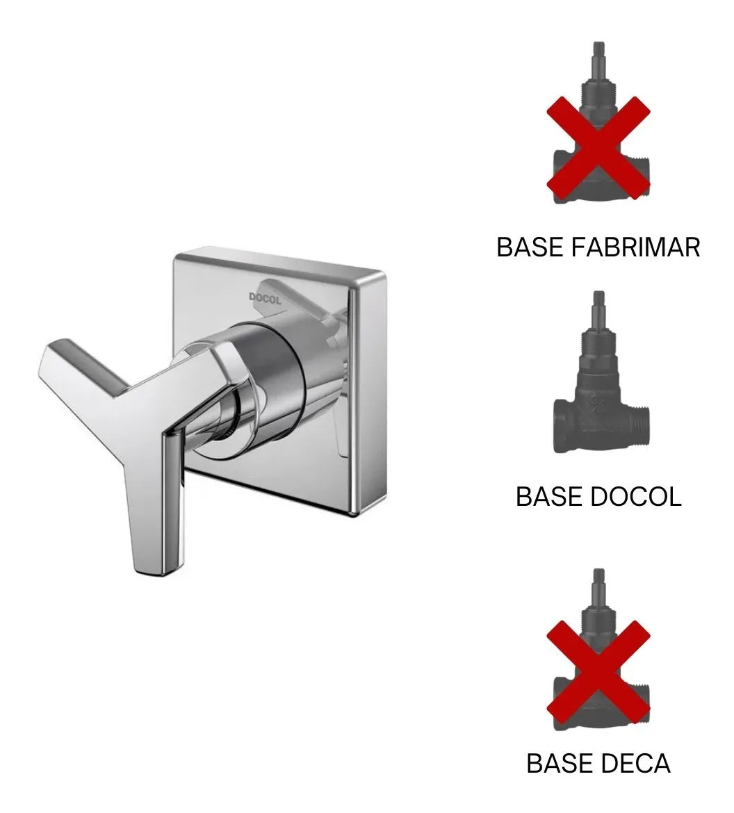 Acabamento Regisro City 11/2 00877306 - Docol
