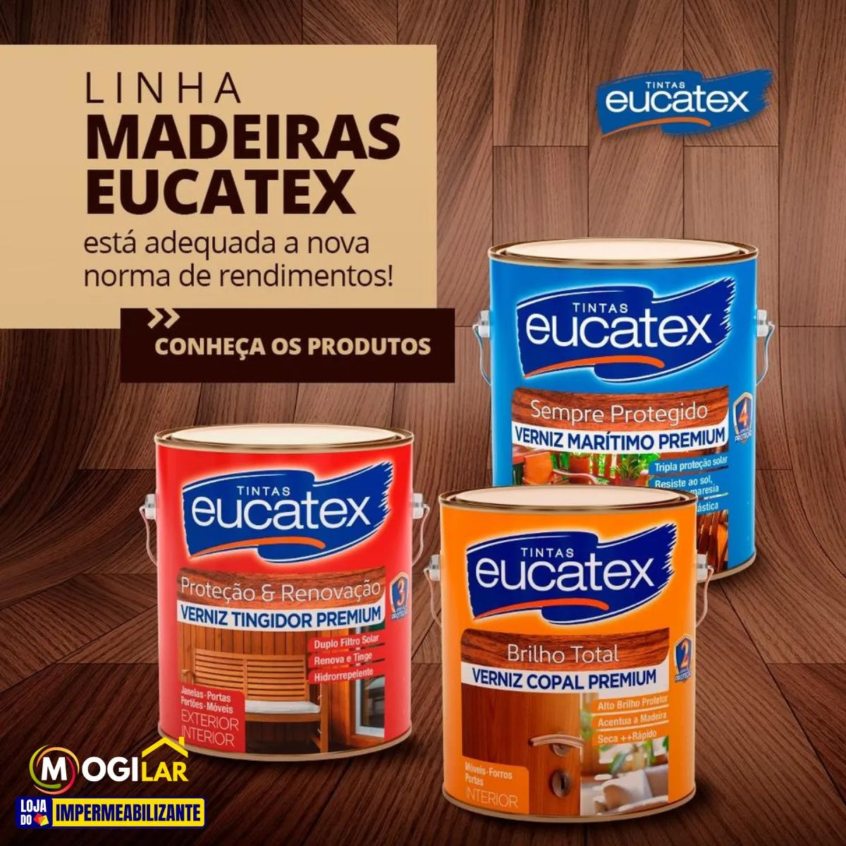 Verniz Tingidor Imbuia 1/4 - Eucatex
