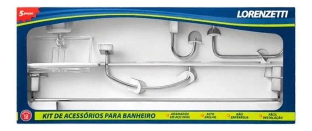 Kit Acessorio Para Banheiro C-05-P C30 7041241 - Lorenzetti