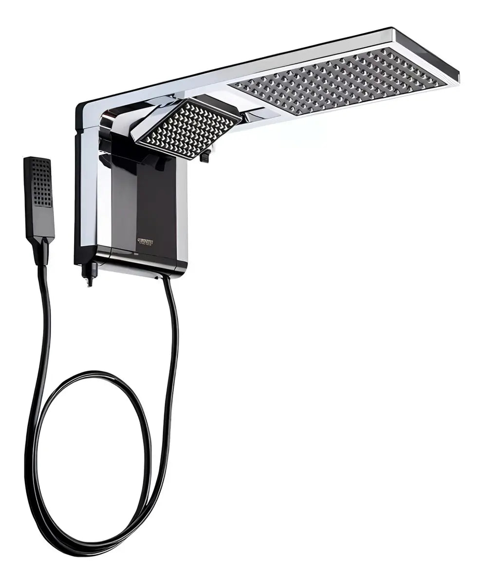 Chuveiro Acqua Duo 127 Preto/Cromado - Lorenzetti