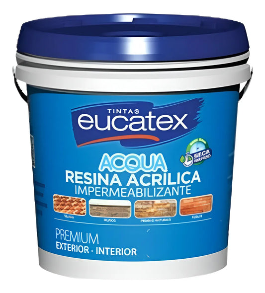Resina Acrílica Base De Água 3,600 LT Incolor - Eucatex