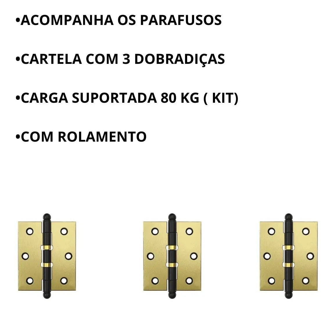 Dobradiça Oxidado 3 1/2 X 2 5/16 Pino Simples - Tolemat