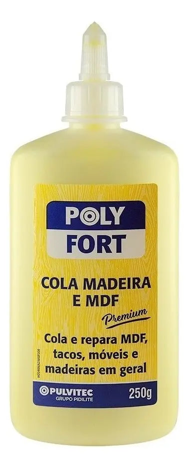 Adesivo Cola Madeira Polyfort 250g - Pulvitec