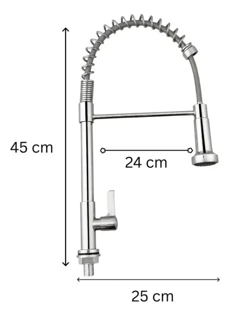 Torneira para Pia Gourmet 463 1/2 FT Mesa Light Agua Fria  - Kelly
