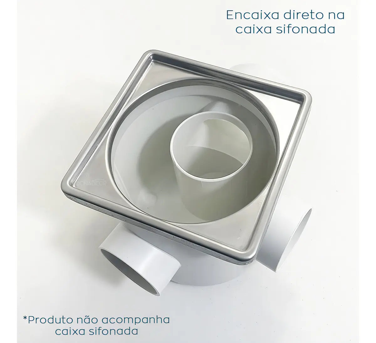 Porta Grelha 10X10 Inox - Flvx