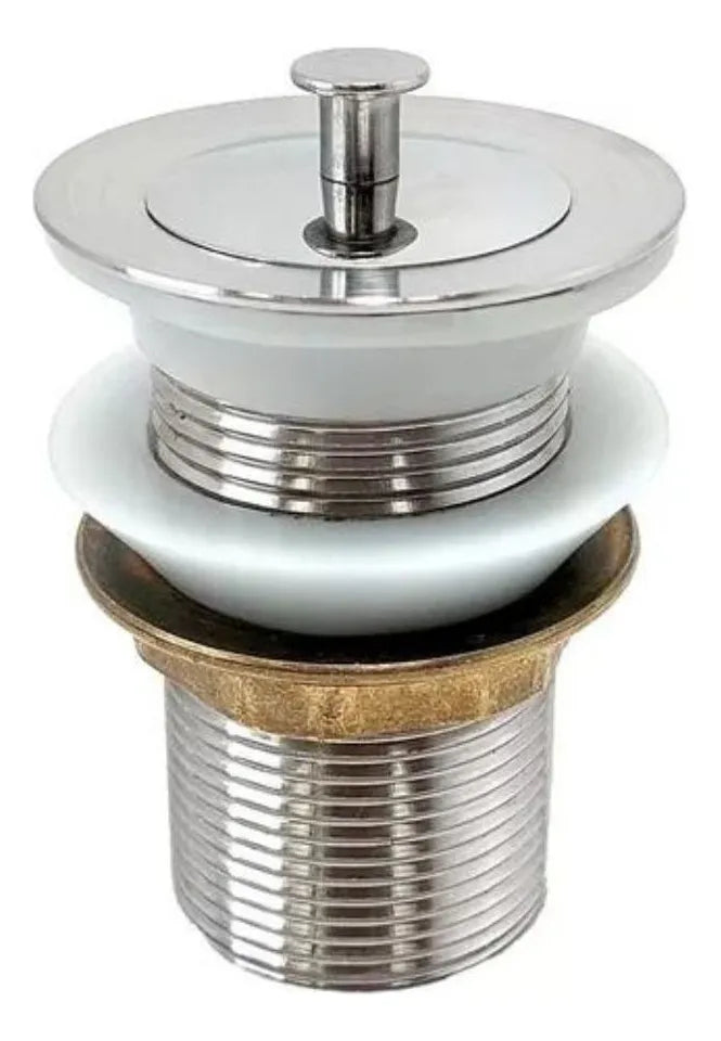 Valvula Para Lavatorio Universal 11/4 Plastico + Inox - FLVX