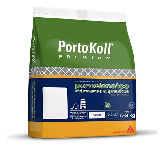 Rejunte Porcelanato Caqui 3 Kg  - Portokoll
