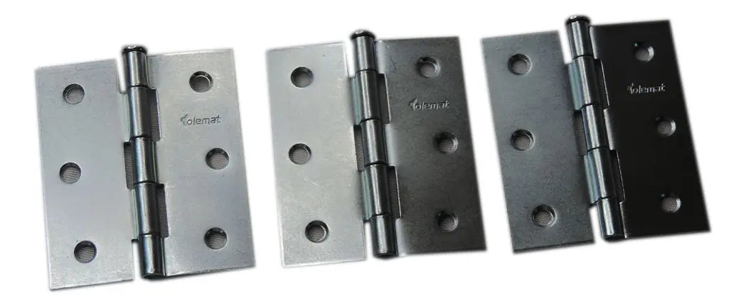 Dobradiça Leve Ferro Zincado Pino Simples 3 - Tolemat